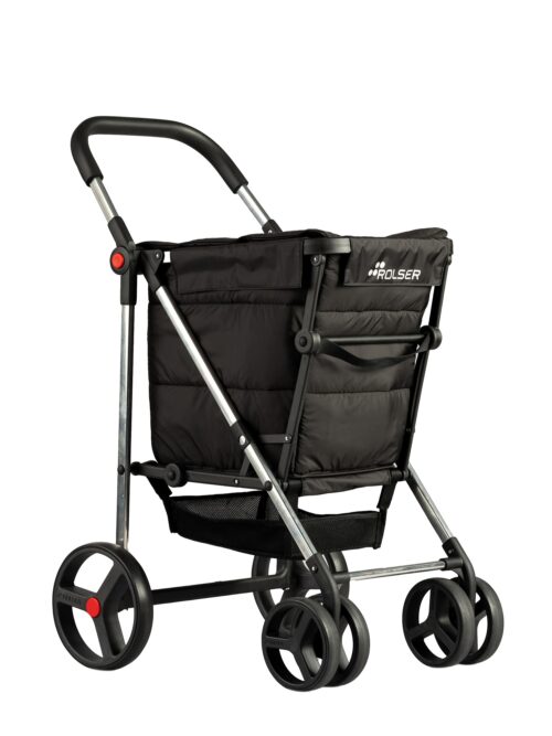 Rolser Basket Polar 4 Big Wheel 2 Swivelling Foldable Shopping Trolley