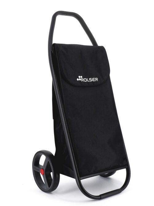 Rolser COM MF Black Tube 2 Big Wheel Shopping Trolley