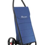 Einkaufstrolley Rolser COM Tweed Polar Black Tube 2 große Räder