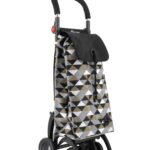 Rolser I-Bag Sahara 4x4 4 Wheel 2 Swivelling Shopping Trolley with Adjustable Handle