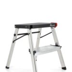Sgabello Rolser Pieghevole Alluminio M2 Gradino Largo