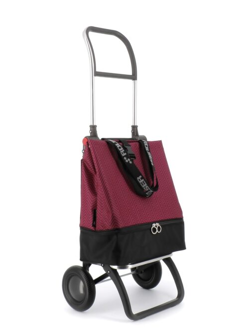 Klappbarer Einkaufstrolley Rolser Mini Bag Plus Thermo MF Bi Ona 2 Räder