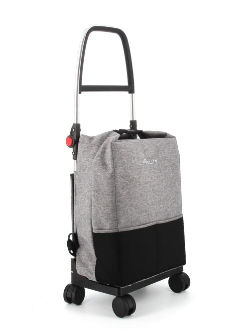 Rolser One Tweed T-Shop 4 Wheel Swivelling Foldable Shopping Trolley