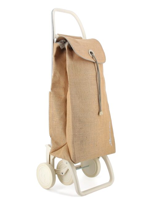 Rolser I-Max Yute Off White 4 Wheel Shopping Trolley