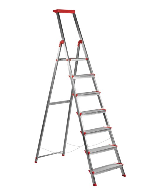 Rolser Brico 220 7 wide step Aluminium Ladder