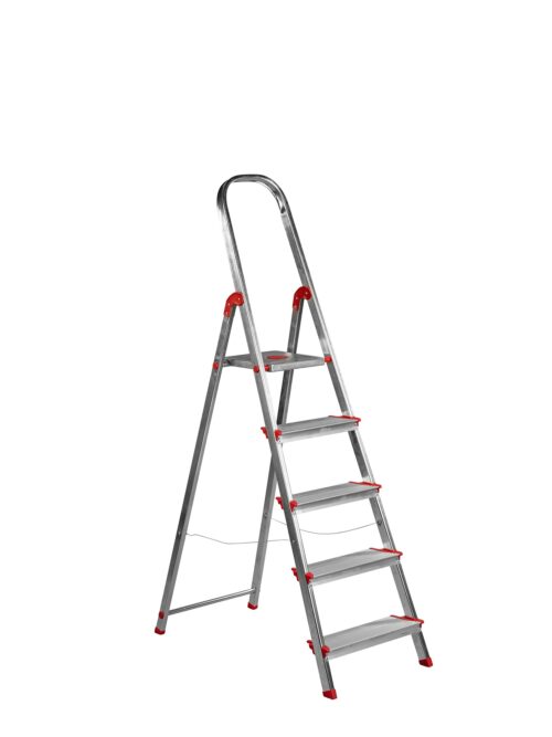 Rolser Norma 220 5 wide step Aluminium Ladder