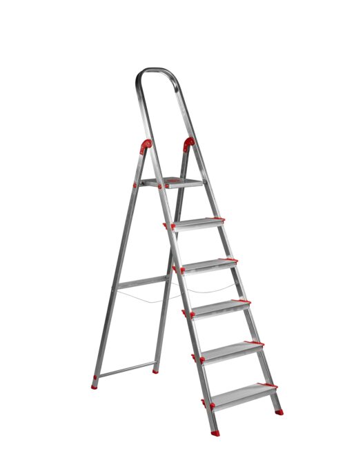 Rolser Norma 220 6 wide step Aluminium Ladder