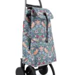 Klappbarer Einkaufstrolley Rolser I-Max William Morris 4 Räder