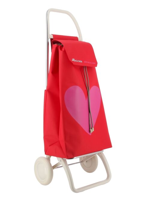 Rolser Serrella LN Off White 2 Wheel Shopping Trolley - Agatha Ruiz de la Prada