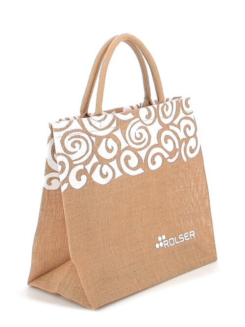 Natural Yute Bag  "Rolser"